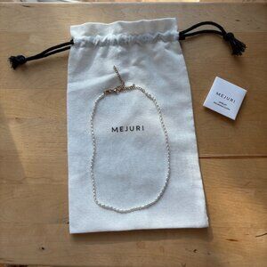 Mejuri Tiny Pearl Necklace